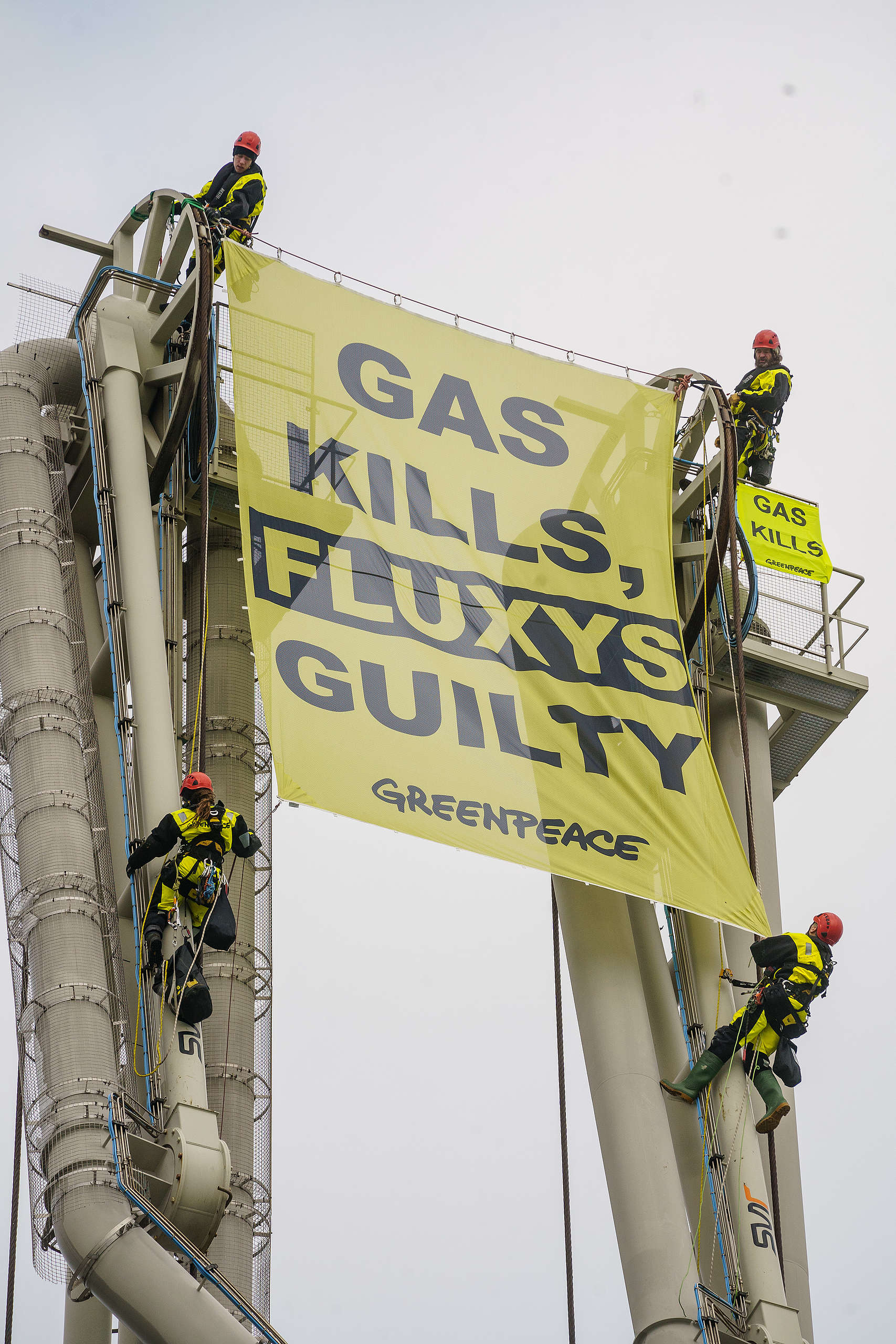 Action de Greenpeace à Zeebrugge : les 14 activistes toujours détenu·es