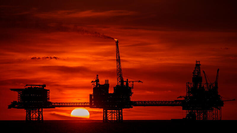 Culzean Gas Platform in the North SeaCulzean Gasplatform Culzean Gas Platform in the North SeaCulzean Gasplatform