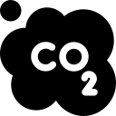 Hiilidioksidipäästöjä kuvaava symboli
