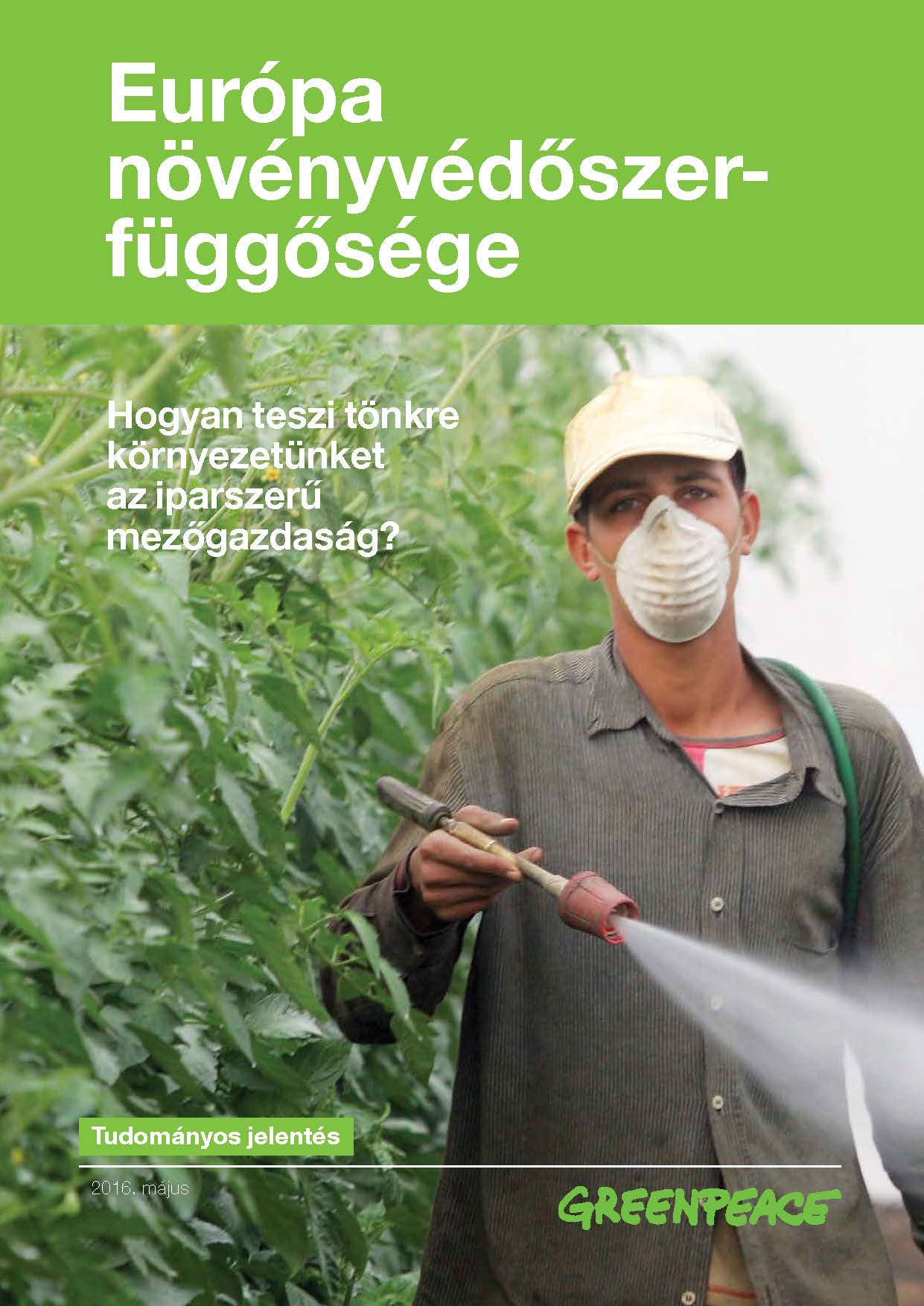 Európa növényvédőszer-függősége