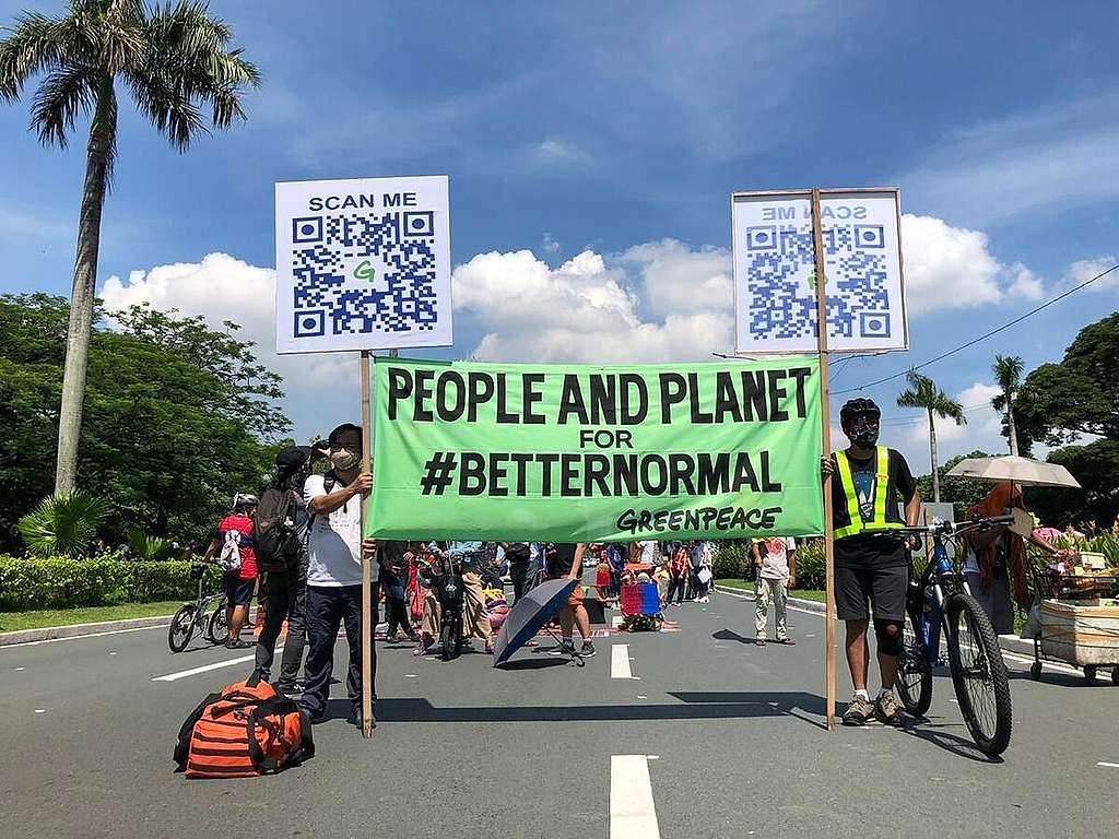SONA Protest in the Philippines. © Greenpeace